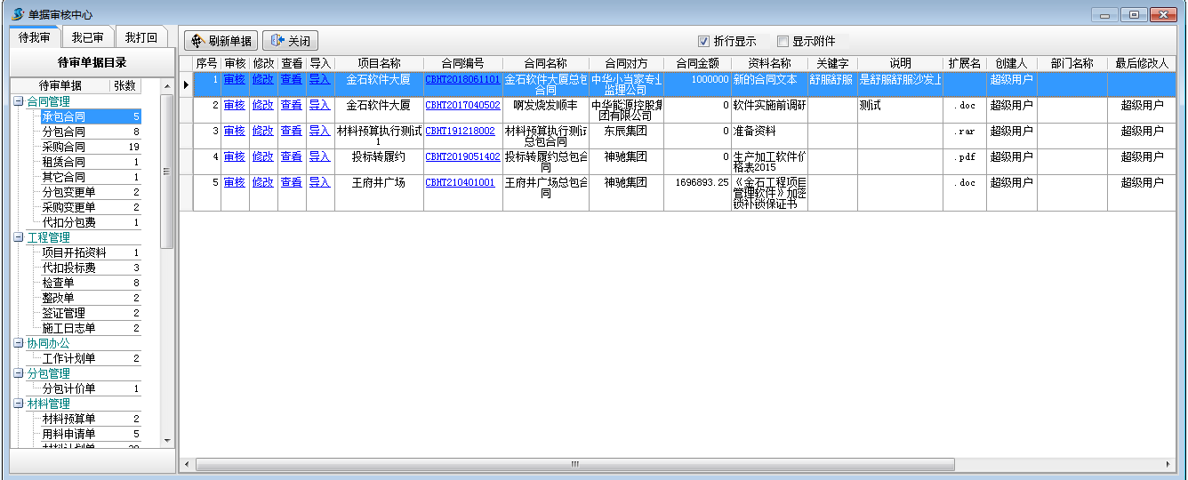 oa办公管理内容